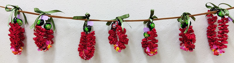 7つのチャームが並んだ写真です